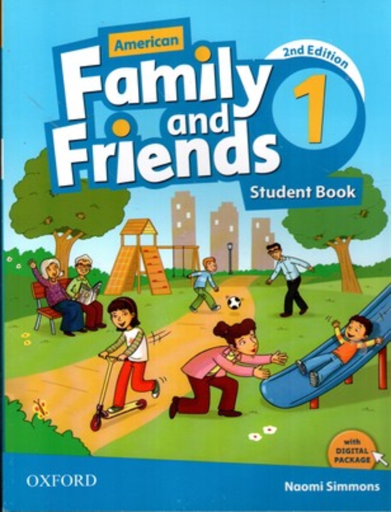 تصویر  Family And Friends 1 - American - sb + wb +CD - 2nd Edition (رحلی-شمیز)